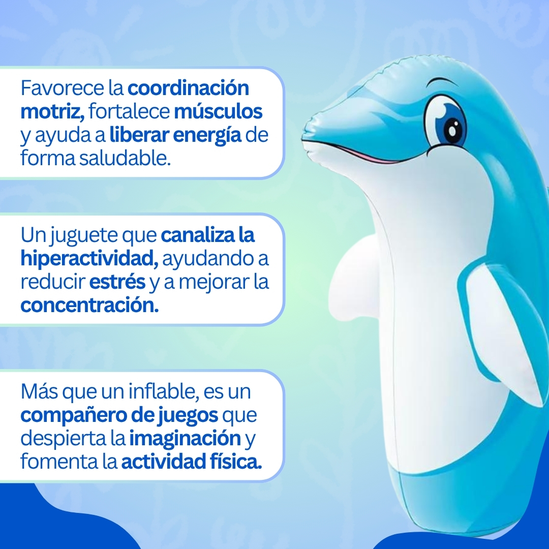 MUÑECO INFLABLE GOLPEADOR INFANTIL